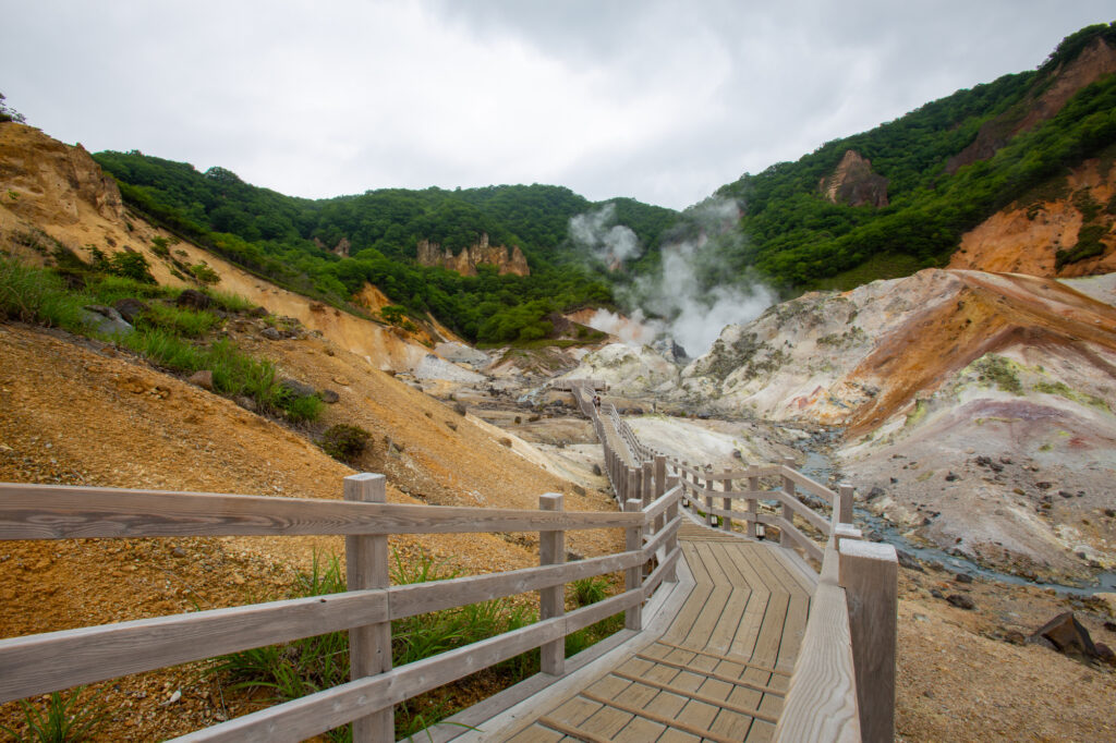 泉源公園の間欠泉