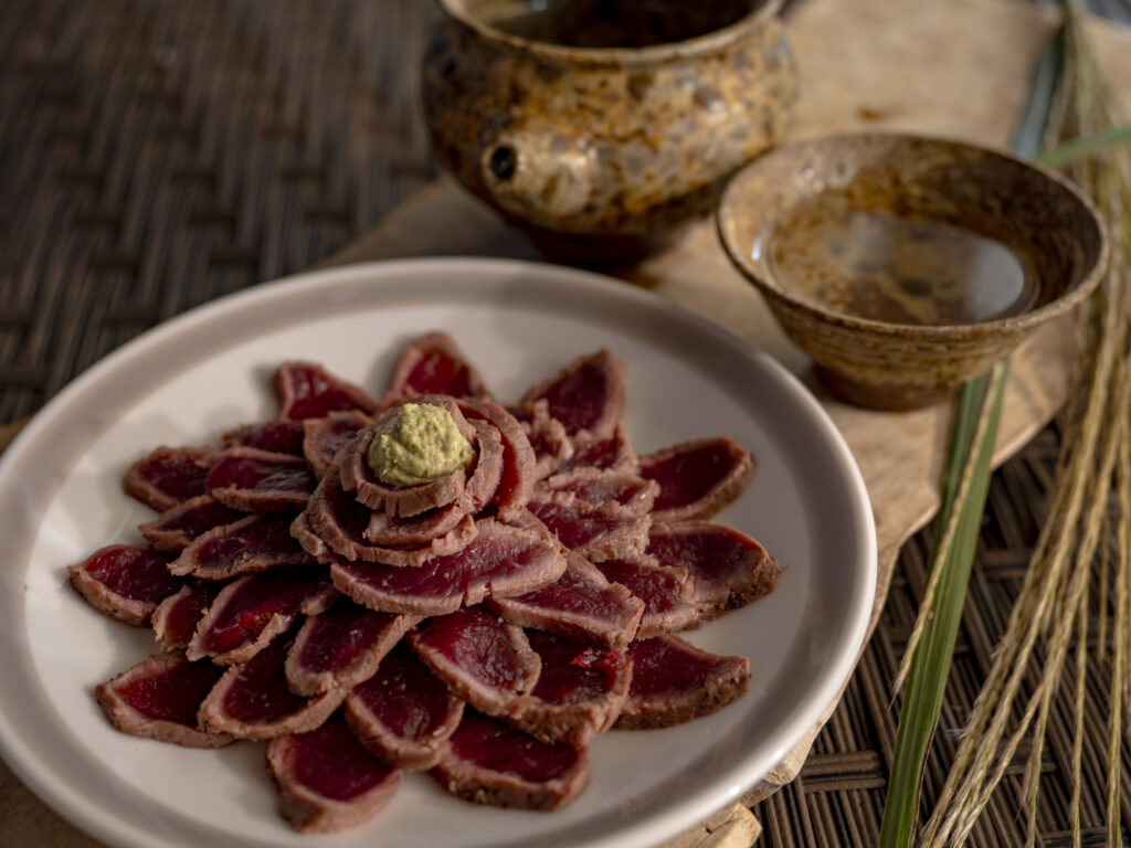 鹿肉のたたき