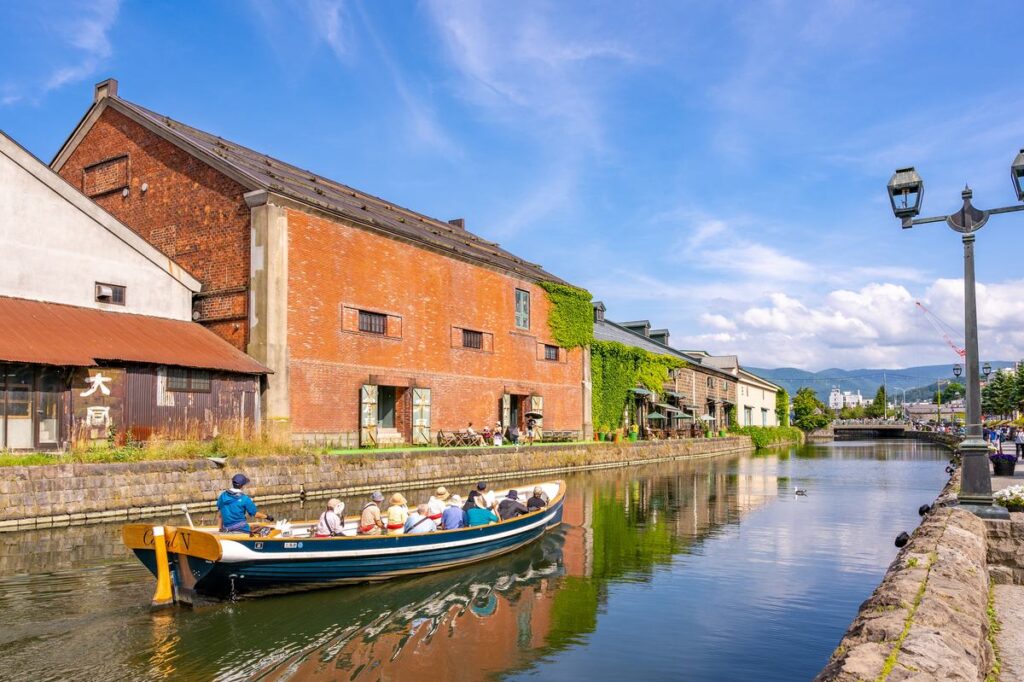 小樽運河クルーズの観光船