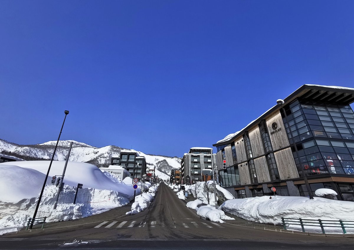 ひらふ坂のカフェ街