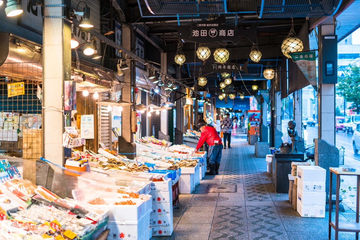 札幌のグルメが並ぶ風景