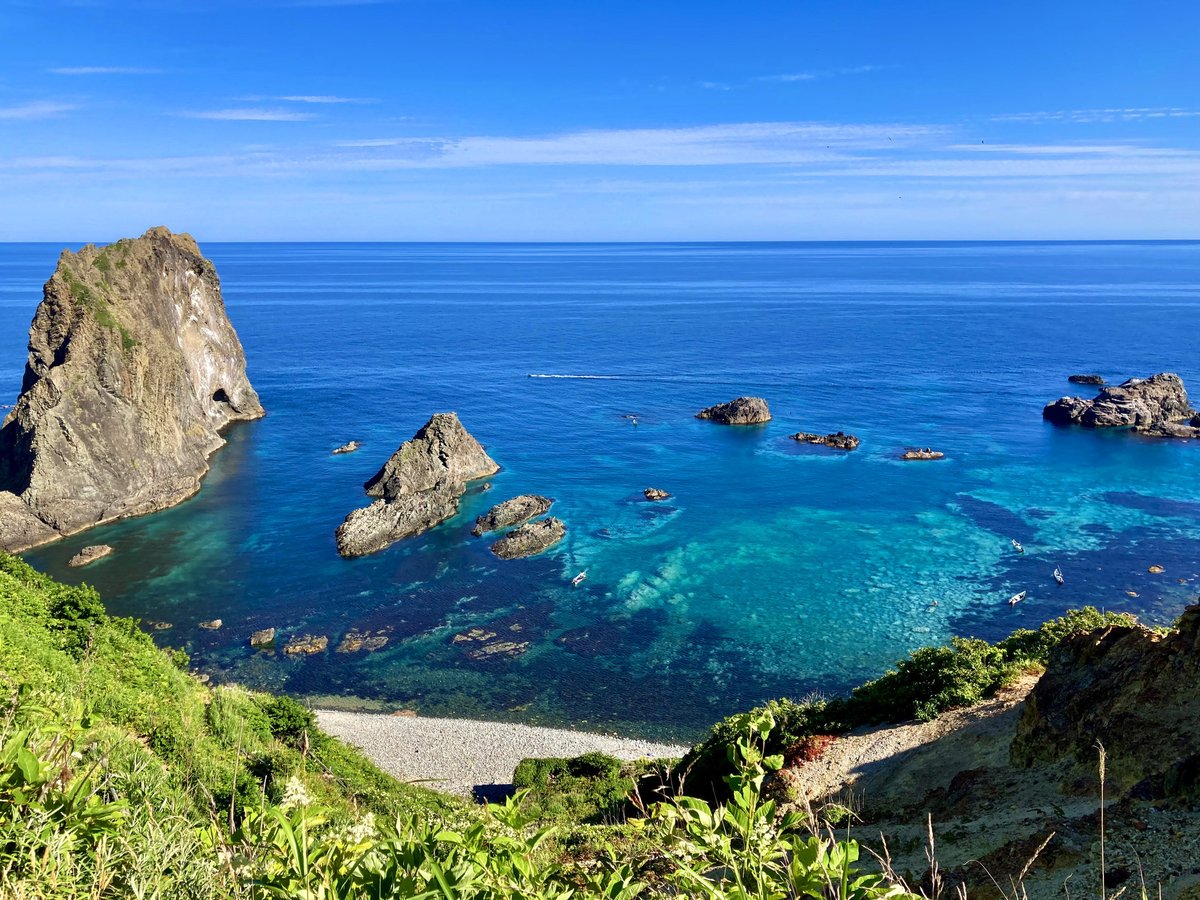 島武意海岸の絶景