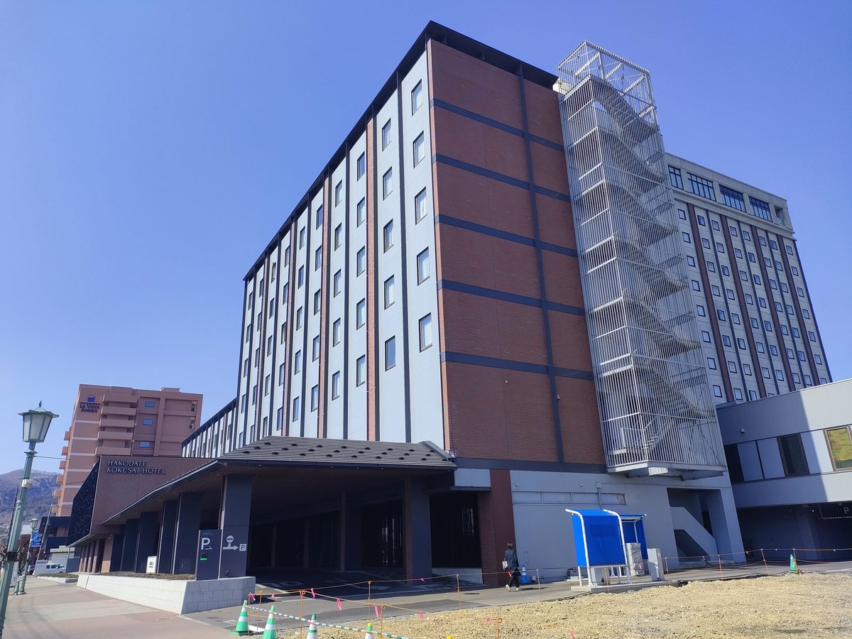 函館または札幌の都心チェーンホテル