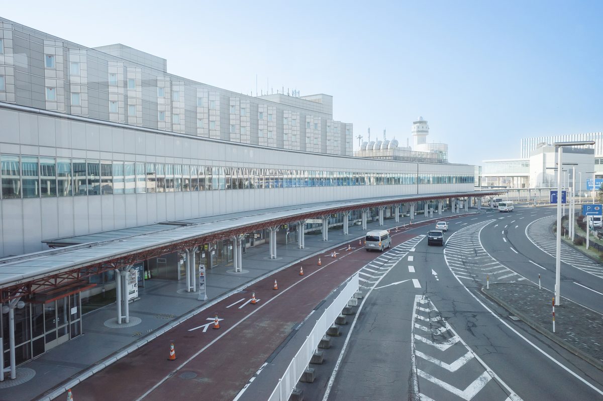 新千歳空港のレンタカー受取シーン