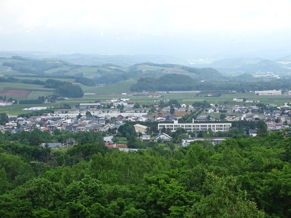 美瑛の丘の風景