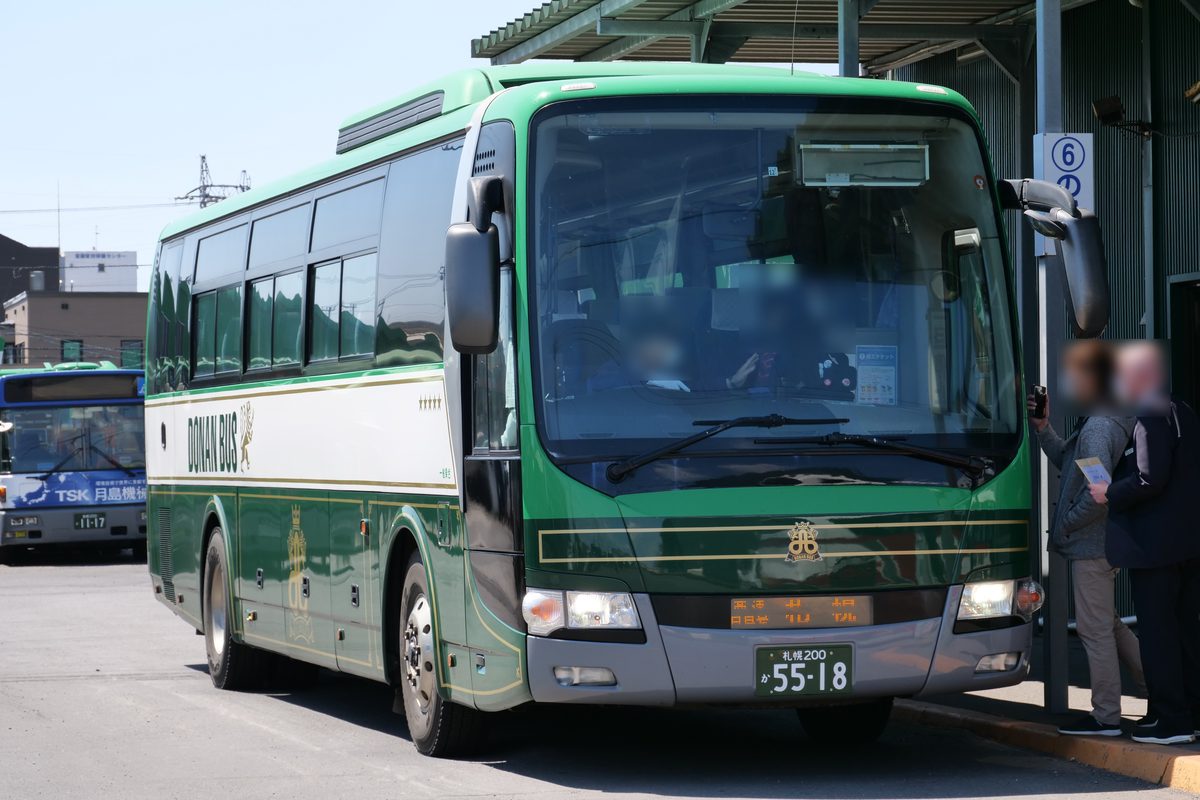 北海道の都市間高速バス車両